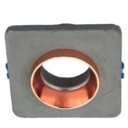 VGRADNA SVETILKA IZ BETONA 100X100 mm GU10 V TREH BARVAH