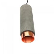 VISEČA SVETILKA IZ BETONA fi 80 mm GU10 V TREH BARVAH