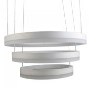 VISEČI ZATEMNILNI LED LESTENEC fi 600 mm 80W 3000K V TREH BARVAH