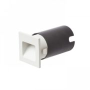 VGRADNA LED SVETILKA AMARO 45X45 mm 1W 3000K BELA ALI ČRNA