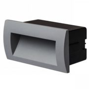 VGRADNA LED SVETILKA GORDIQ 140X70 mm 3W 3000K IP65 V DVEH BARVAH