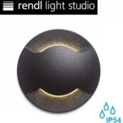 VGRADNA LED SVETILKA KICK fi 50 mm 1W 3000K IP54 BELA ALI ČRNA