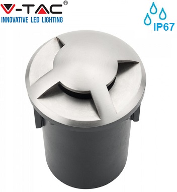 zunanja-talna-pohodna-svetilka-12v-mr16-četverni-snop-inox