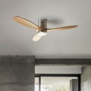 STROPNI VENTILATOR Z LED SVETILKO STEM fi 1371 mm 15W 3000K V DVEH BARVAH