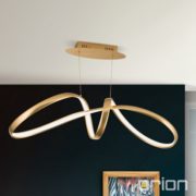 VISEČA ZATEMNILNA LED SVETILKA CIRCUS 850X290 mm 36W 3000K V DVEH BARVAH