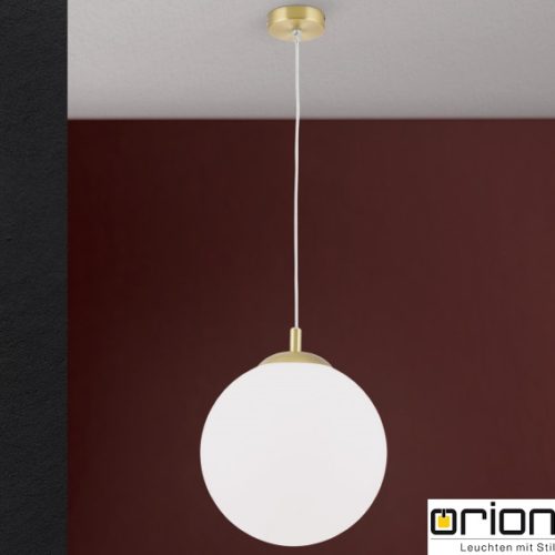 viseča-klasična-okrogla-svetilka-buča-barva-zlata-mesing-mat