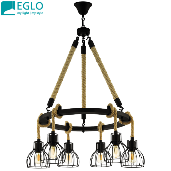 VISEČA SVETILKA RAMPSIDE fi 760 mm E27 6X28W