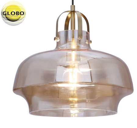 vintage-svetilka-steklena-jantarna