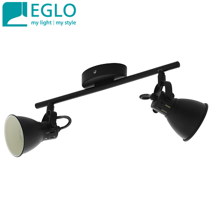 dvojni-retro-vintage-spot-reflektor-gu10-eglo-črni