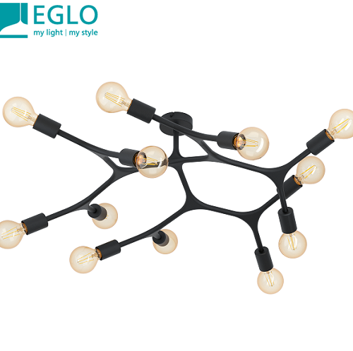 stropni-retro-vintage-lestenec-eglo-črni