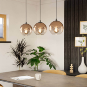 VISEČA SVETILKA ARISCANI 765 mm E27 3X40W V TREH BARVAH