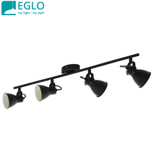 četverni-retro-vintage-spot-reflektor-gu10-eglo-črni