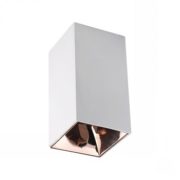 NADGRADNA GU10 SVETILKA 74X74 mm V PETIH BARVAH