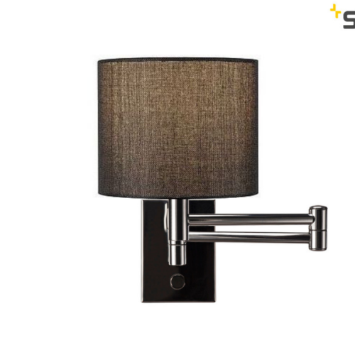 stenska-bralna-izvlečna-svetilka-s-tekstilnim-senčnikom