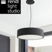 STROPNA/VISEČA ZATEMNILNA LED SVETILKA MEZZO fi 600 mm 60W 3000K BELA ALI ČRNA