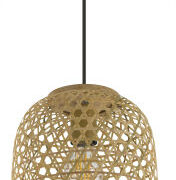 VISEČA SVETILKA IZ BAMBUSA MIRENA fi 310 mm E27 60W