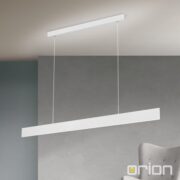 ZATEMNILNA LED SVETILKA GIDEON 1465 mm 40W 3000K BELA ALI ČRNA