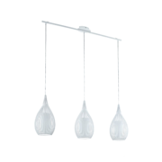 VISEČA SVETILKA MALI 900 mm 3XE27 BELA ALI ČRNA