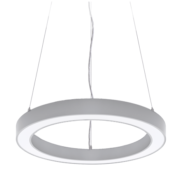 VISEČA LED SVETILKA RING fi 600 mm 35W 4000K ČRNA, SIVA ALI BELA