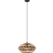 VISEČA SVETILKA IZ LESA DONDARRION fi 370 mm E27 40W