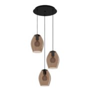 VISEČA SVETILKA ESTANYS fi 450 mm E27 3X60W V DVEH BARVAH