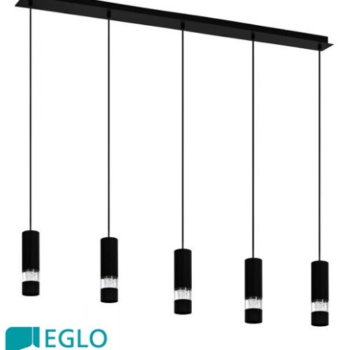 led-lestenec-črni