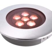 TALNA POHODNA ZATEMNILN LED RGB SVETILKA FLAT fi 173 mm 17W IP67