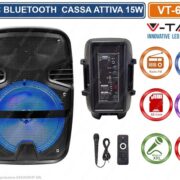 AKUMULATORSKI ZVOČNIK Z MIKROFONOM 15W