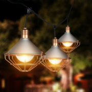 RETRO VINTAGE SVETLOBNA VERIGA 3 METRE V DVEH BARVAH IP65