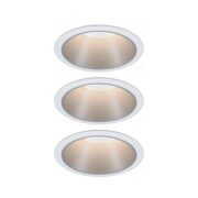 VGRADNA ZATEMNILNA LED SVETILKA COLE fi 88 mm SET 3X6,5W 2700K IP44 V PETIH BARVAH