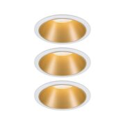 VGRADNA ZATEMNILNA LED SVETILKA COLE fi 88 mm SET 3X6,5W 2700K IP44 V PETIH BARVAH