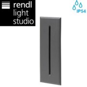 VGRADNA LED SVETILKA INTRO 65X170 mm 3W 3000K V DVEH BARVAH