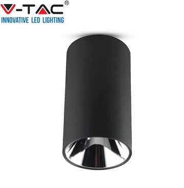 okrogli-stropni-gu10-reflektor-nadometni-nadgradni-črni-srebrni