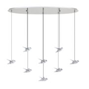 VISEČA ZATEMNILNA LED SVETILKA PARATEBUENO 1160 mm 8X4,2W 3000K V TREH BARVAH