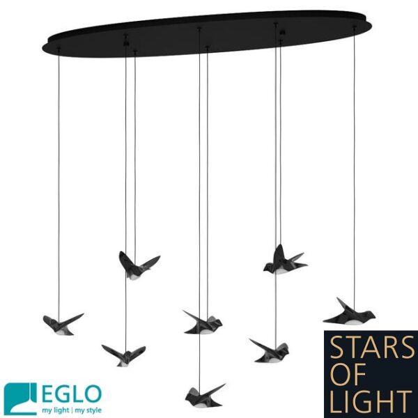 VISEČA ZATEMNILNA LED SVETILKA PARATEBUENO 1160 mm 8X4,2W 3000K V TREH BARVAH