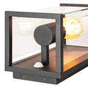 SENZORSKA STENSKA SVETILKA QUADRILO E27 IP44