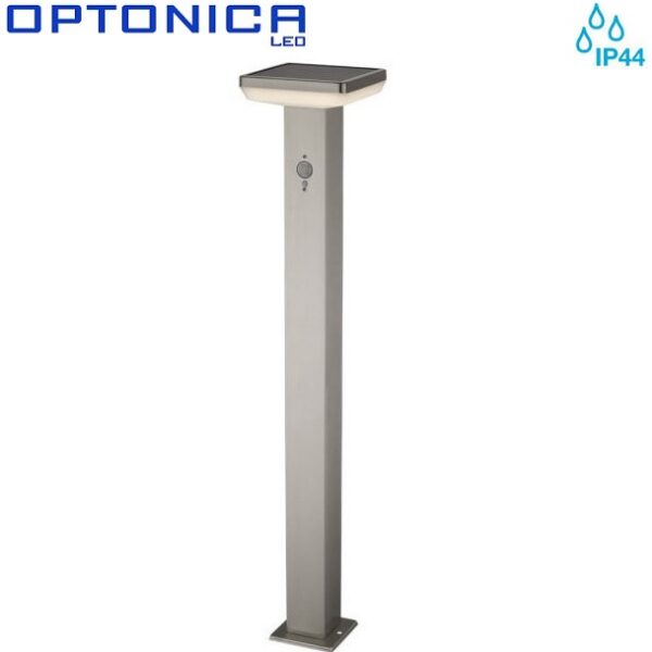 SOLARNI SENZORSKI VRTNI LED STEBRIČEK 800 mm 4,4W 6000K IP44