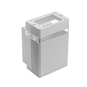 ZUNANJA STENSKA SVETILKA NESSA 1XGU10 IP54 SIVA ALI ČRNA