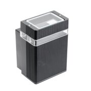 ZUNANJA STENSKA SVETILKA NESSA 1XGU10 IP54 SIVA ALI ČRNA