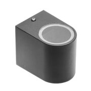 ZUNANJA STENSKA SVETILKA TIAGO 1XGU10 IP54 ČRNA ALI INOX