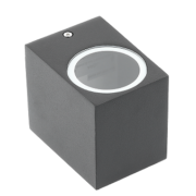 ZUNANJA STENSKA SVETILKA TIAGO 1XGU10 IP65 ČRNA ALI INOX