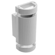 ZUNANJA STENSKA SVETILKA SILVA 2XGU10 IP54 SIVA ALI ČRNA