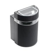 ZUNANJA STENSKA SVETILKA SILVA 1XGU10 IP54 SIVA ALI ČRNA