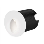 VGRADNA LED SVETILKA VECTOR fi 48 mm 2W 3000K BELA ALI ČRNA IP65