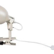 BRALNA SVETILKA S ŠČIPALKO FLINT E14 25W ČRNA ALI BEŽ