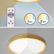 STROPNA ZATEMNILNA LED SVETILKA SHERWOOD fi 490 mm 50W 3000K DO 6500K Z DALJINSKIM UPRAVLJANJEM