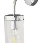 STENSKA SVETILKA YAGO E27 60W KROM ALI ČRNA IP44