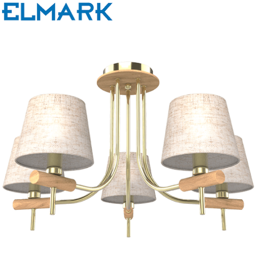 klasični-viseči-lestenec-z-lesom-zlati-E14