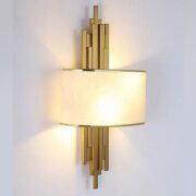 STENSKA SVETILKA BRETON 2XE14 BELA ALI ČRNA