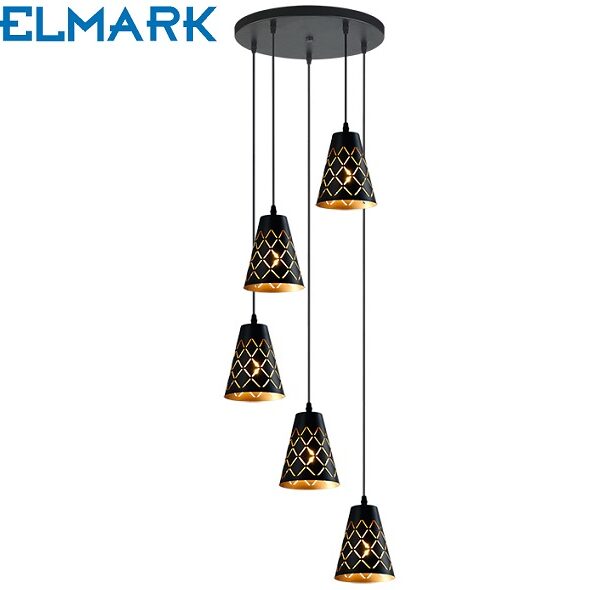 VISEČA SVETILKA ANGELO fi 360 mm 5XE27